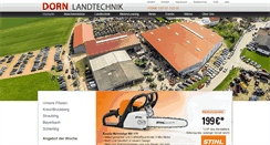 Desktop Screenshot of landtechnik-dorn.de