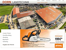 Tablet Screenshot of landtechnik-dorn.de